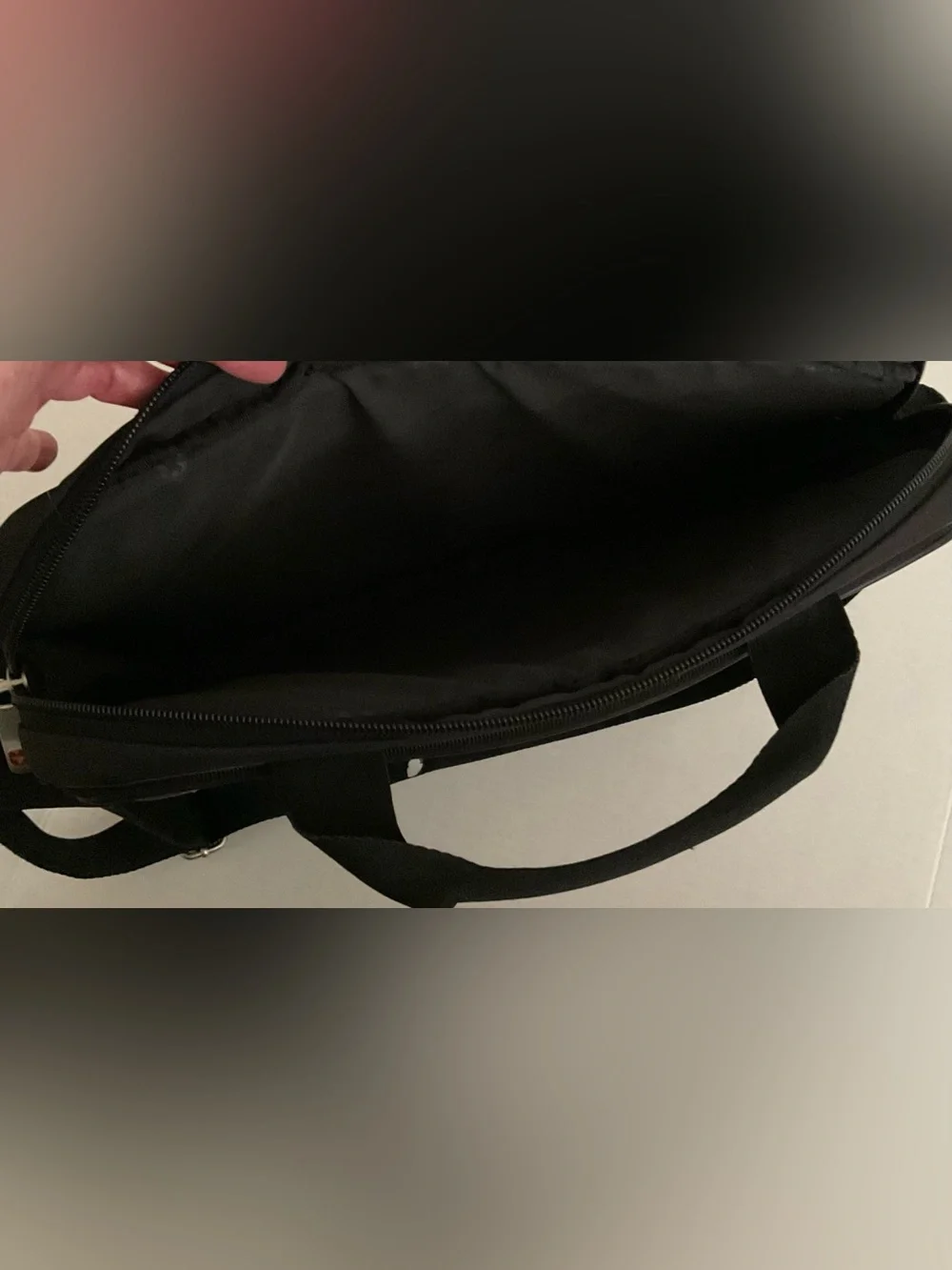 Wenger Swiss Tech Black Padded Laptop Messenger Bag 15x12
